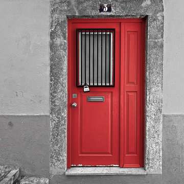 Leinwand "Die rote Tür" 40*60